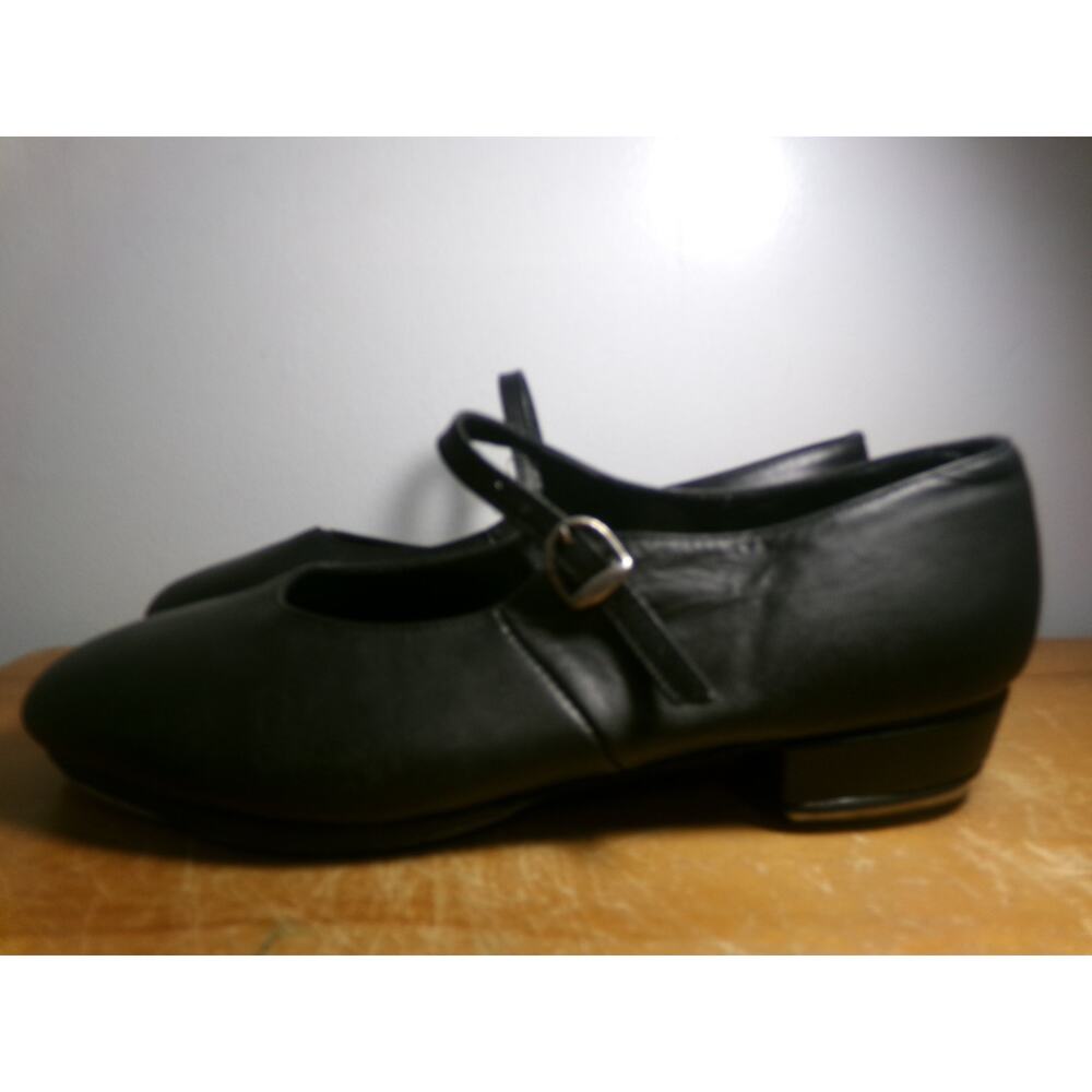Dance Tan Tap Shoes Leo's 8.5M Adult Mary Jane Leather Easy Strap